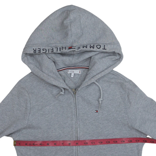 Mens UK Size M Tommy Hilfiger Grey Full Zip Hoodie