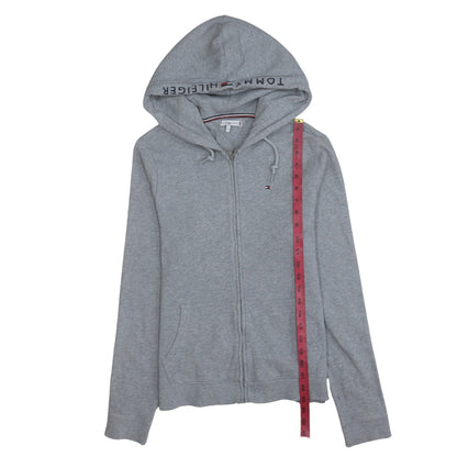 Mens UK Size M Tommy Hilfiger Grey Full Zip Hoodie