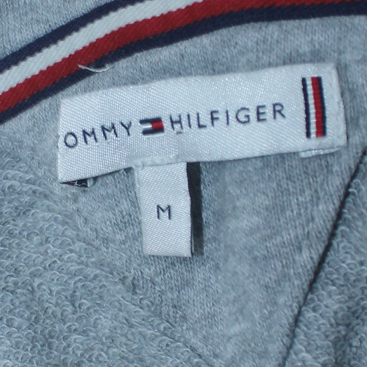 Mens UK Size M Tommy Hilfiger Grey Full Zip Hoodie