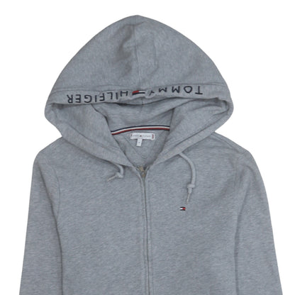 Mens UK Size M Tommy Hilfiger Grey Full Zip Hoodie
