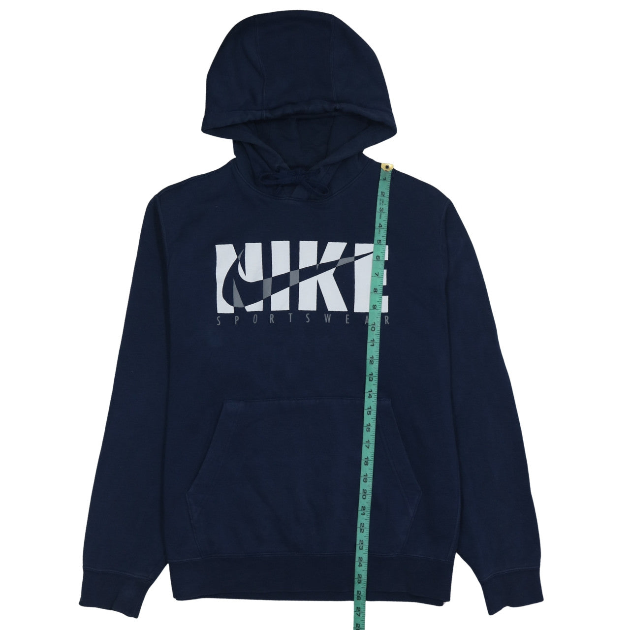 Mens UK Size M Nike Blue Pullover Hoodie