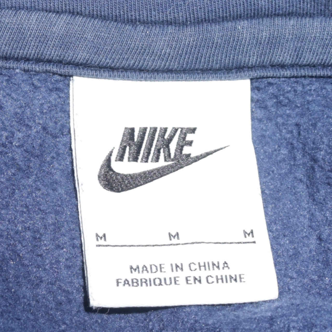Mens UK Size M Nike Blue Pullover Hoodie