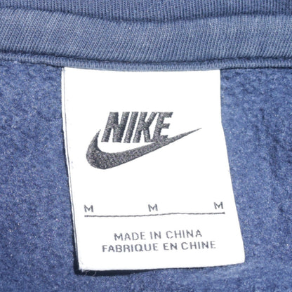 Mens UK Size M Nike Blue Pullover Hoodie