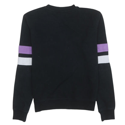 Womens UK Size S FILA Black Pullover Sweatshirt