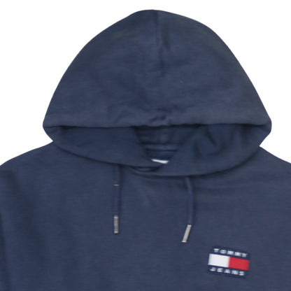 Mens UK Size S Tommy Jeans Blue Pullover Hoodie