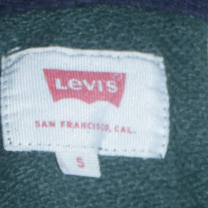 Mens UK Size S Levi's Green Pullover Hoodie