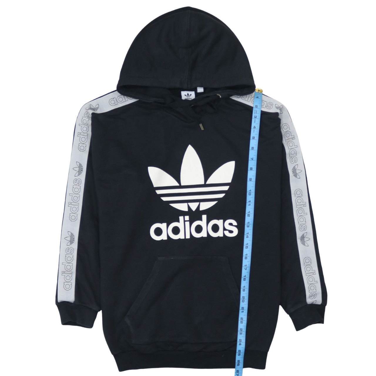 Womens UK Size 12 adidas Black Pullover Hoodie