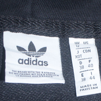Womens UK Size 12 adidas Black Pullover Hoodie