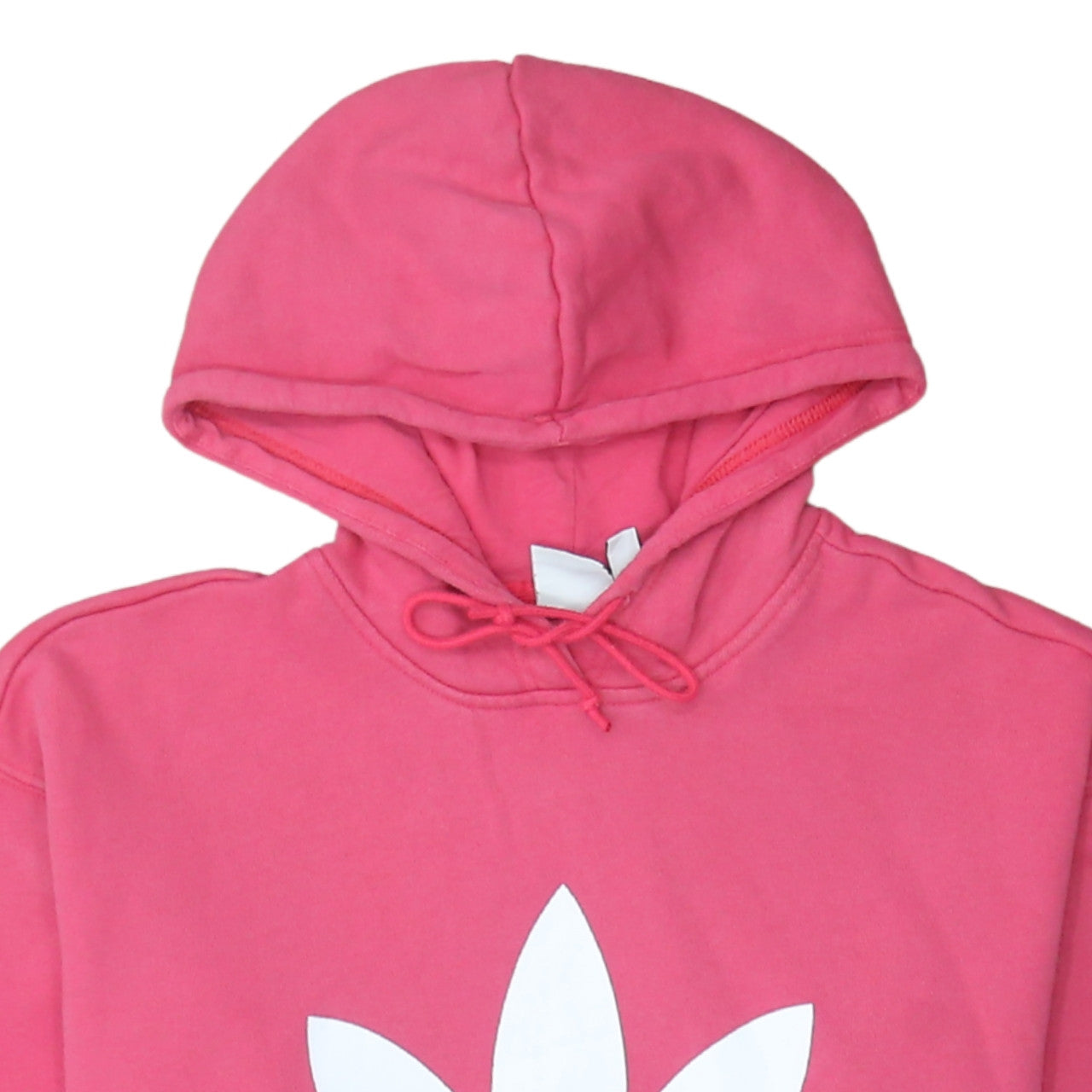 Womens UK Size 10 adidas Pink Pullover Hoodie