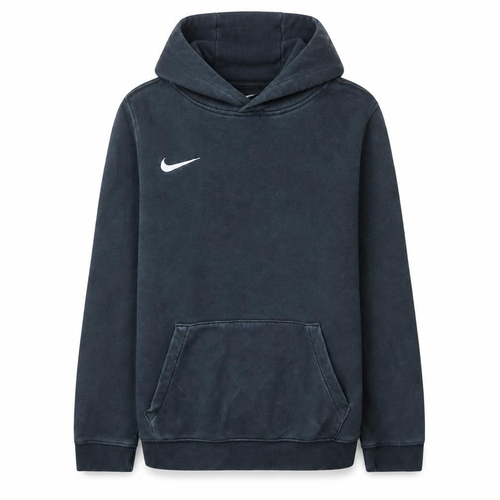 Nike Boys Black XL Pullover Hoodie with Logo Front Pocket