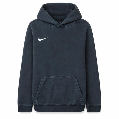 Nike Boys Black XL Pullover Hoodie with Logo Front Pocket