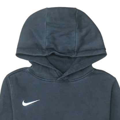 Nike Boys Black XL Pullover Hoodie with Logo Front Pocket
