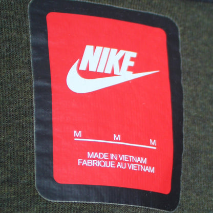 Mens UK Size M Nike Green Full Zip Hoodie