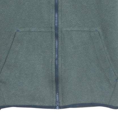 Mens UK Size M Nike Green Full Zip Hoodie