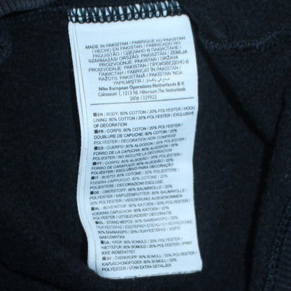 Mens UK Size M Nike Black Full Zip Hoodie