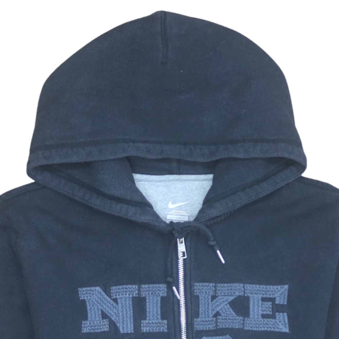 Mens UK Size M Nike Black Full Zip Hoodie