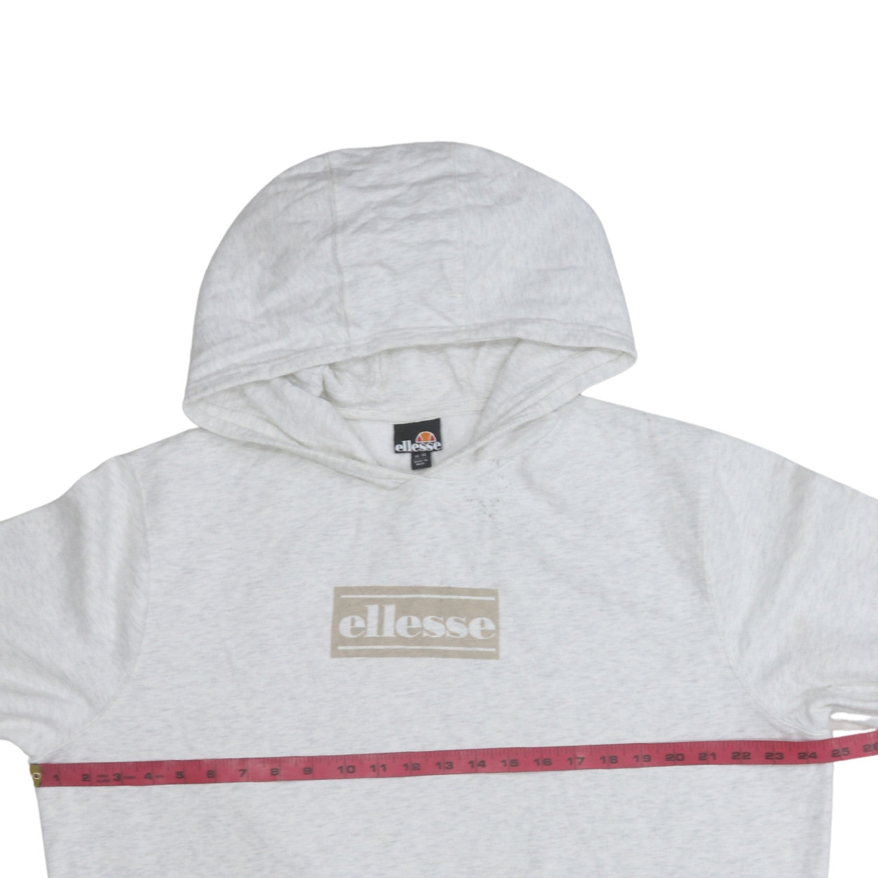 Womens UK Size 14 ellesse Beige Pullover Hoodie