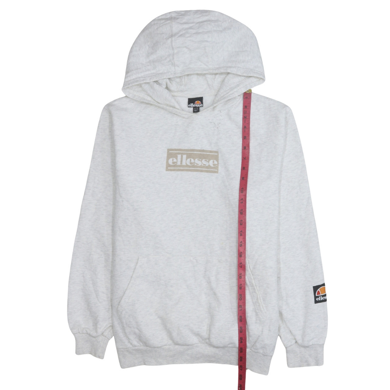 Womens UK Size 14 ellesse Beige Pullover Hoodie