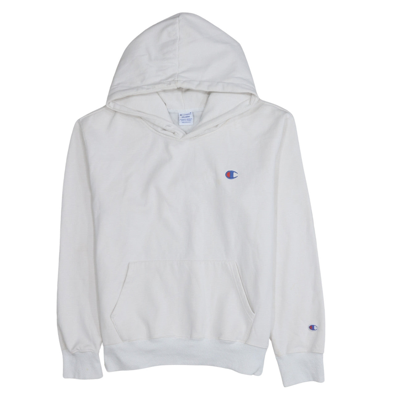 Mens UK Size 2XL Champion White Pullover Hoodie
