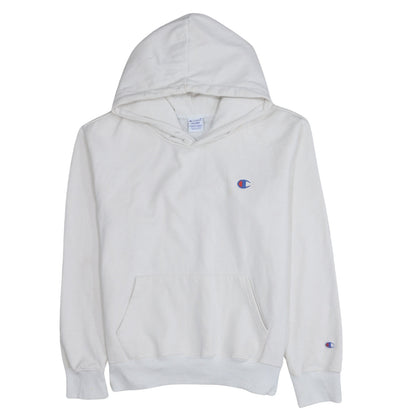 Mens UK Size 2XL Champion White Pullover Hoodie