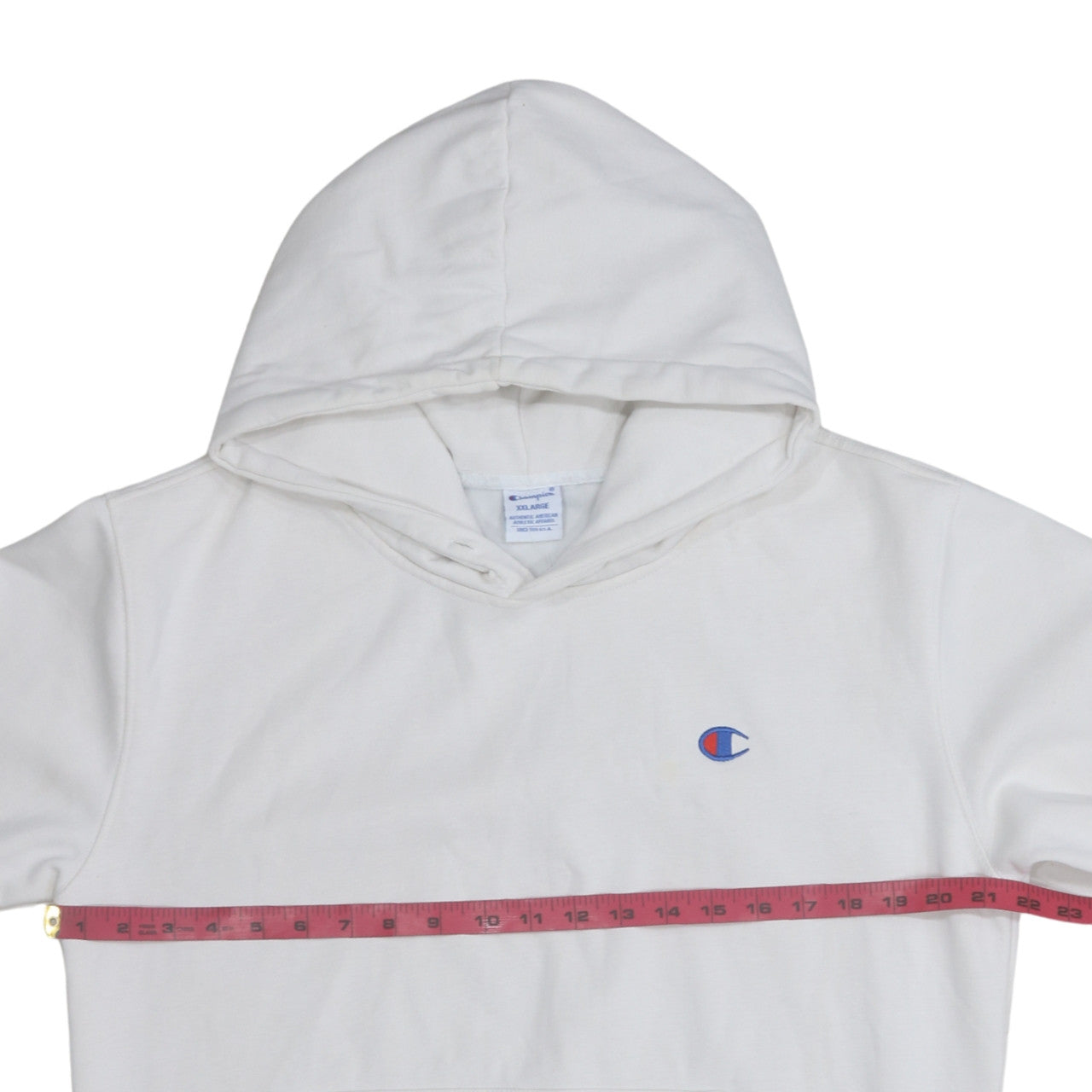 Mens UK Size 2XL Champion White Pullover Hoodie