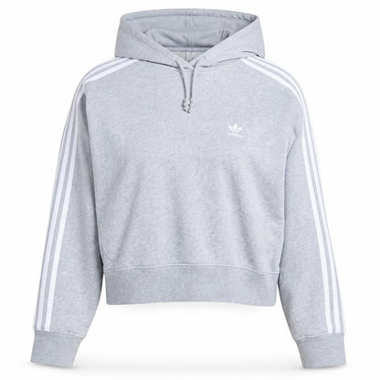 Womens UK Size 10 adidas Grey Pullover Hoodie