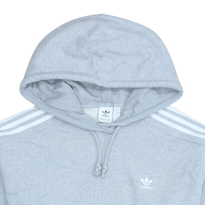 Womens UK Size 10 adidas Grey Pullover Hoodie