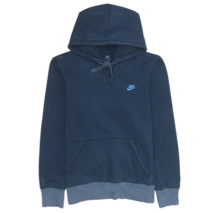 Mens UK Size M Nike Blue Pullover Hoodie