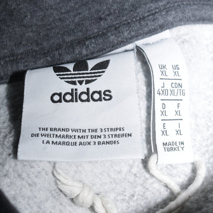 Mens UK Size XL adidas Grey Pullover Hoodie