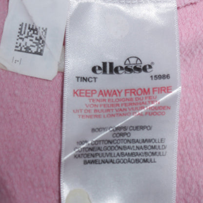 Womens UK Size 16 ellesse Pink Pullover Hoodie