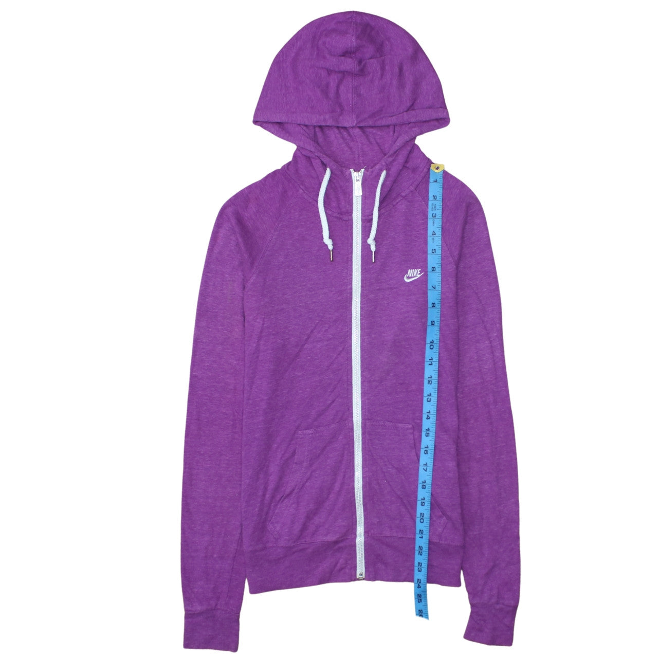 Womens UK Size S Nike Purple Full Zip Hoodie