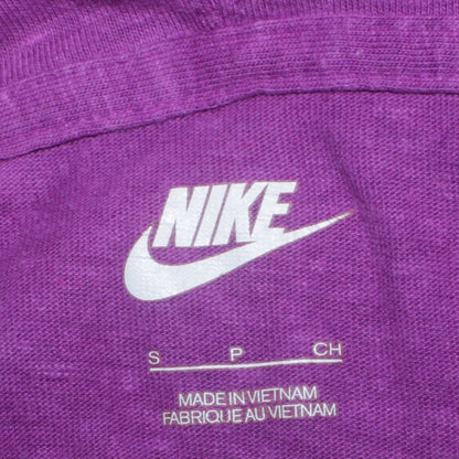 Womens UK Size S Nike Purple Full Zip Hoodie