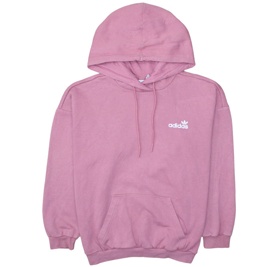 Womens UK Size 8 adidas Pink Pullover Hoodie