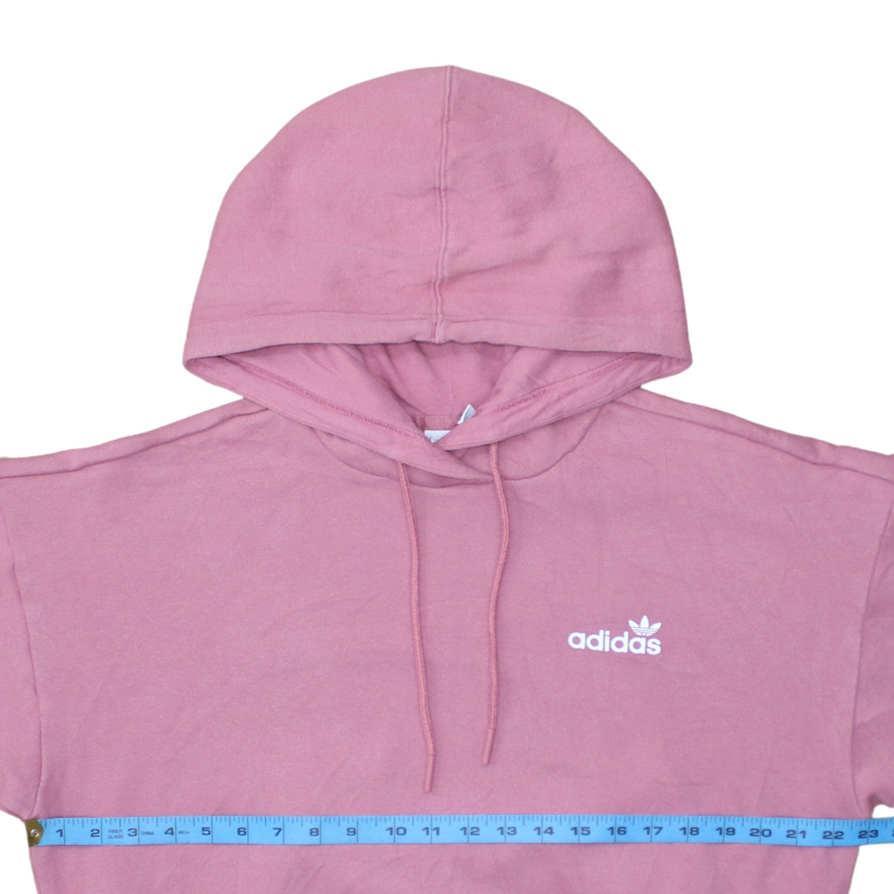 Womens UK Size 8 adidas Pink Pullover Hoodie