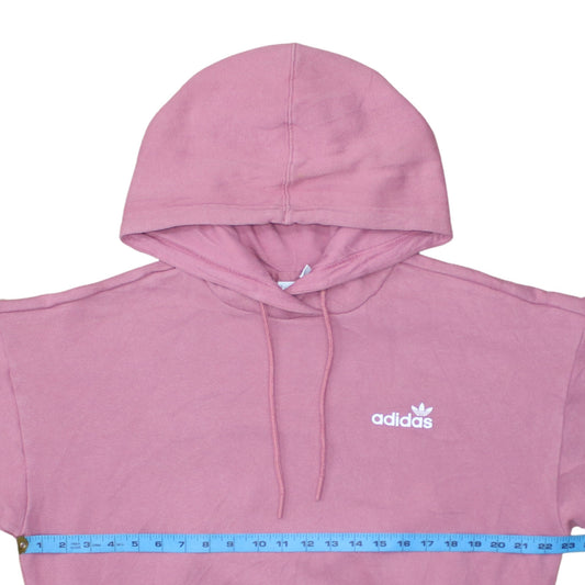 Womens UK Size 8 adidas Pink Pullover Hoodie