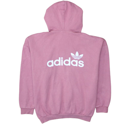 Womens UK Size 8 adidas Pink Pullover Hoodie