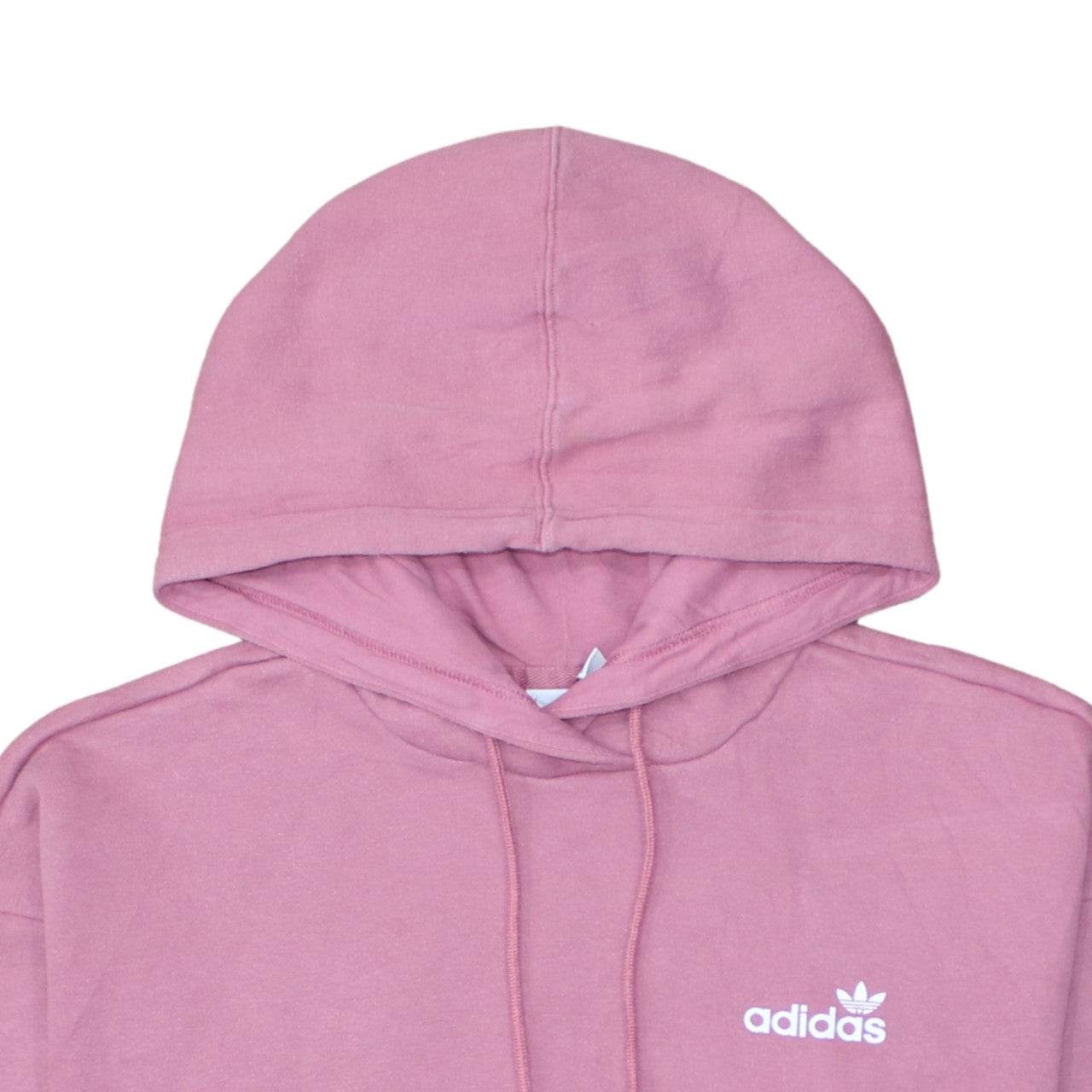 Womens UK Size 8 adidas Pink Pullover Hoodie