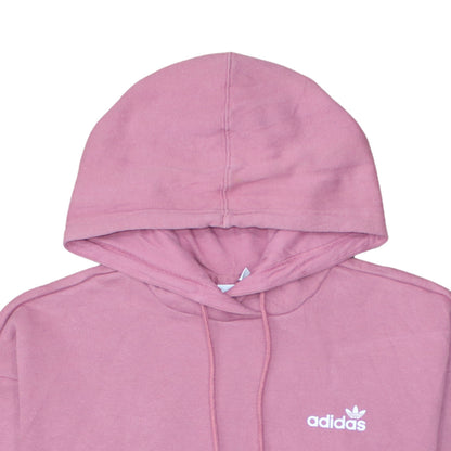 Womens UK Size 8 adidas Pink Pullover Hoodie