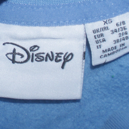 Womens UK Size XS Disney Blue Pullover Sweatshirt
