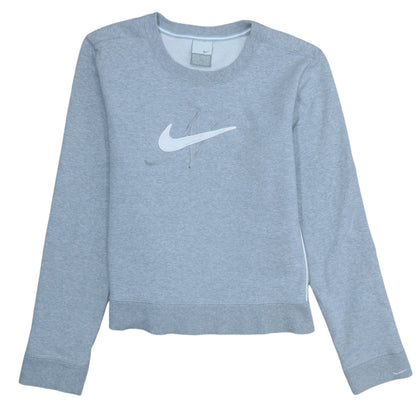 Nike Girls Grey Crew Neck Pullover Sweatshirt 12 Years
