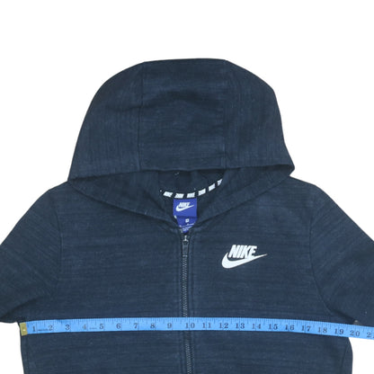 Mens UK Size M Nike Black Full Zip Hoodie