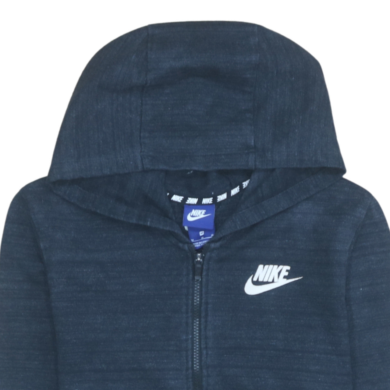Mens UK Size M Nike Black Full Zip Hoodie