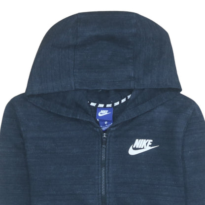 Mens UK Size M Nike Black Full Zip Hoodie