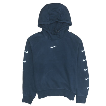 Womens UK Size L Nike Blue Pullover Hoodie