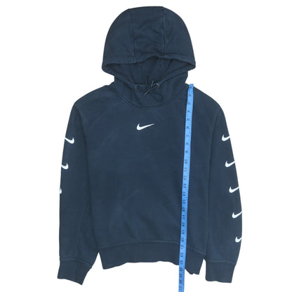 Womens UK Size L Nike Blue Pullover Hoodie