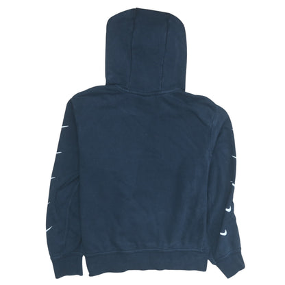 Womens UK Size L Nike Blue Pullover Hoodie