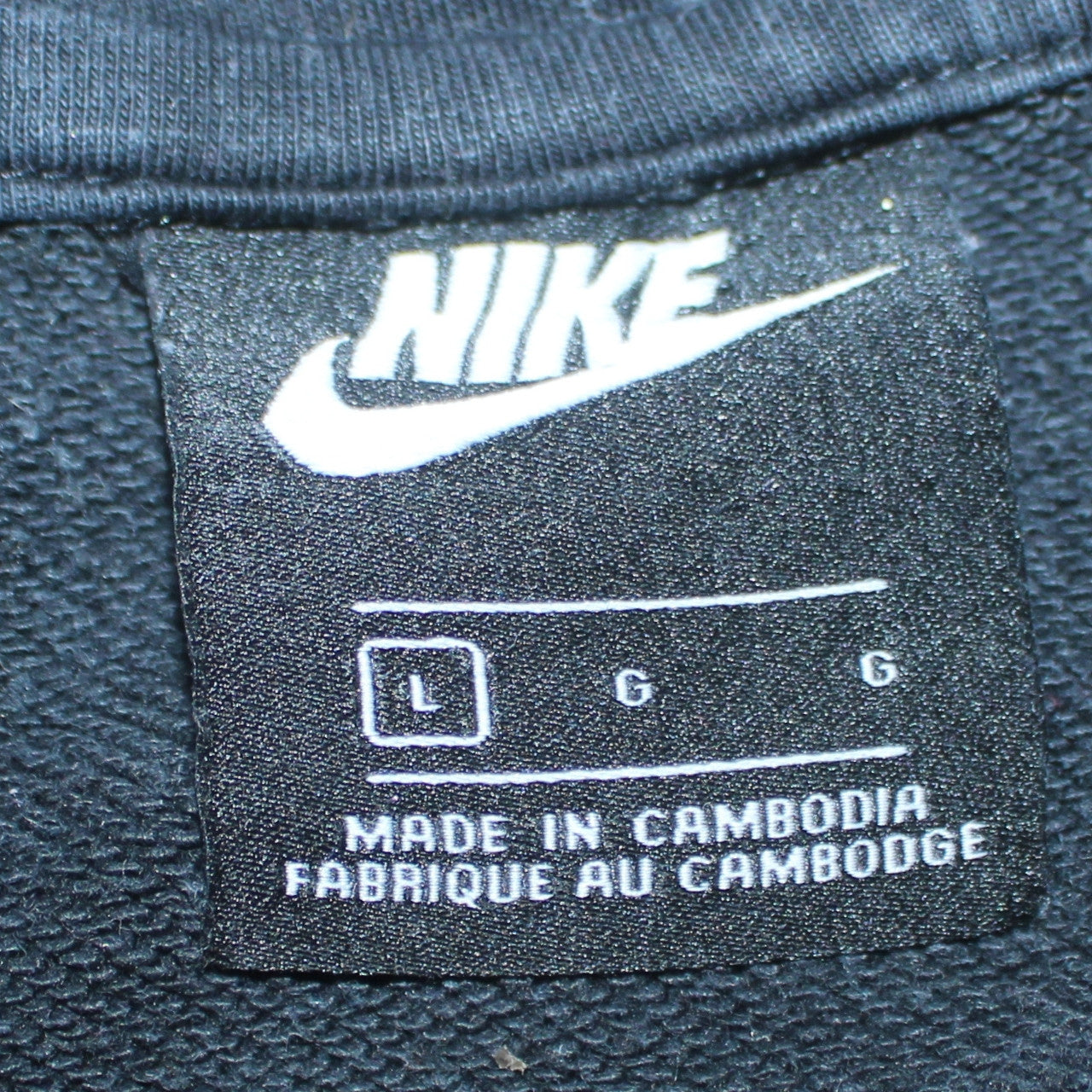 Womens UK Size L Nike Blue Pullover Hoodie