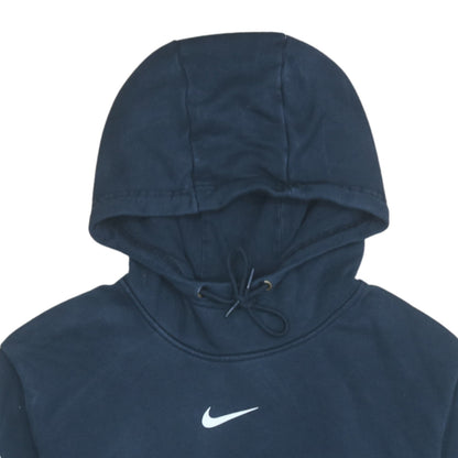 Womens UK Size L Nike Blue Pullover Hoodie