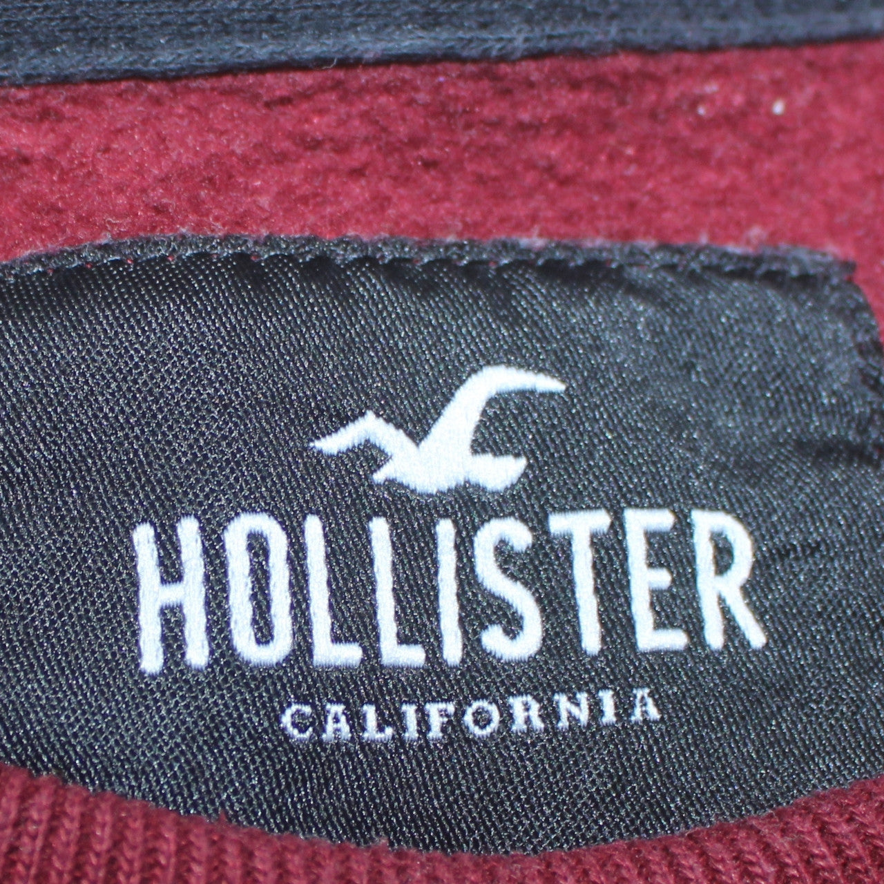 Mens UK Size XS Hollister Red Pullover Sweatshirt