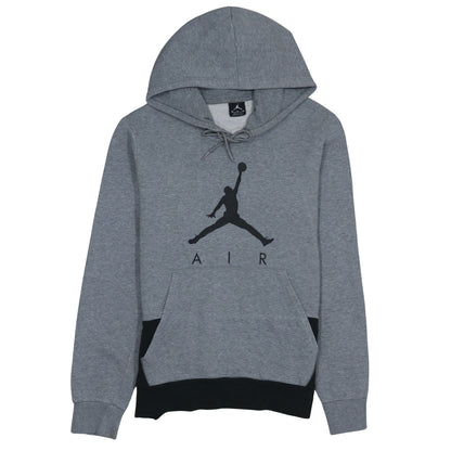 Mens UK Size M Jordan Grey Pullover Hoodie